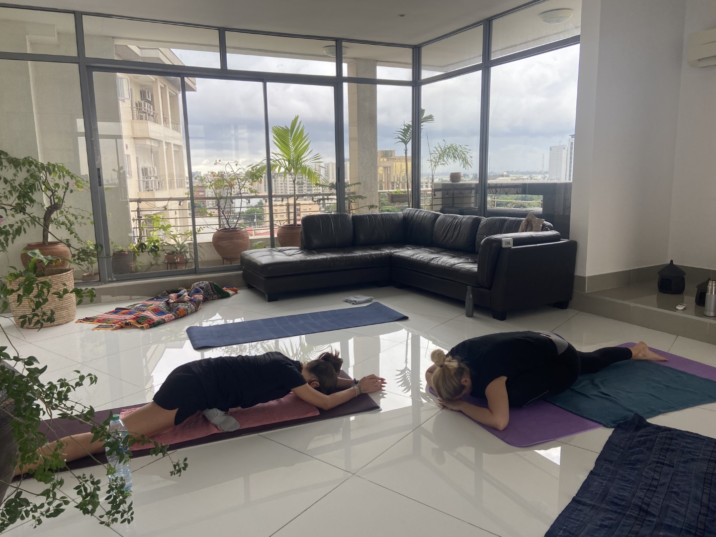 Espace préparé pour une relaxation
